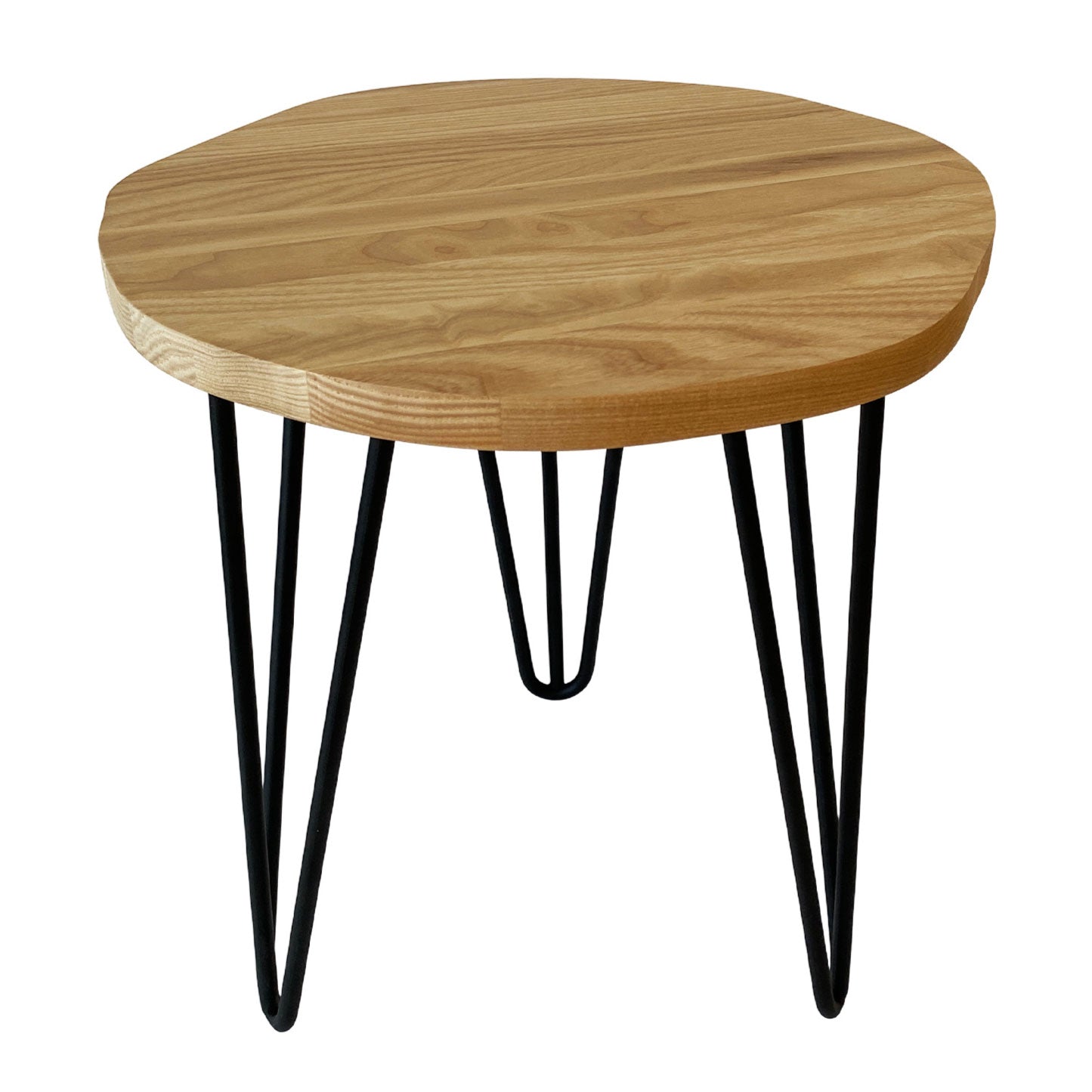 Medinis apvalus kavos staliukas, ažuolas