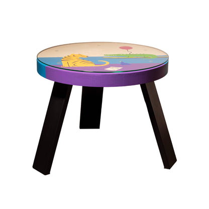 Kavos staliukas "Tiger Birthday Party", ąžuolas