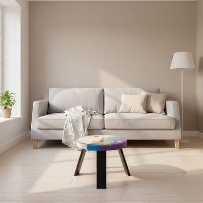 Kavos staliukas "Tiger Birthday Party", ąžuolas