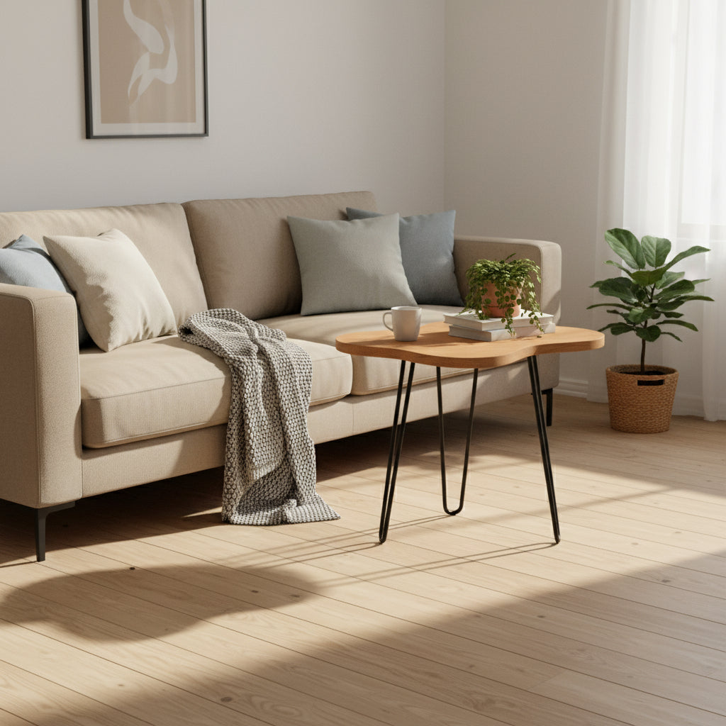 Medinis žurnalinis staliukas, ažuolas