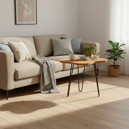 Medinis žurnalinis staliukas, ažuolas