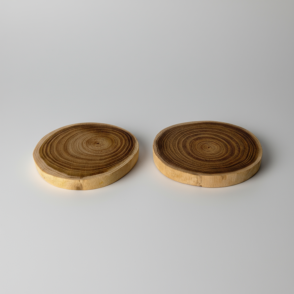 Medinis stalo padėkliukas, akacija