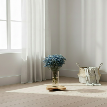 Medinis gėlių stovas, ąžuolas