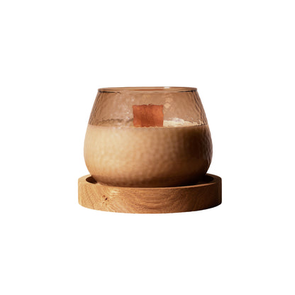 Medinė žvakidė, ąžuolas