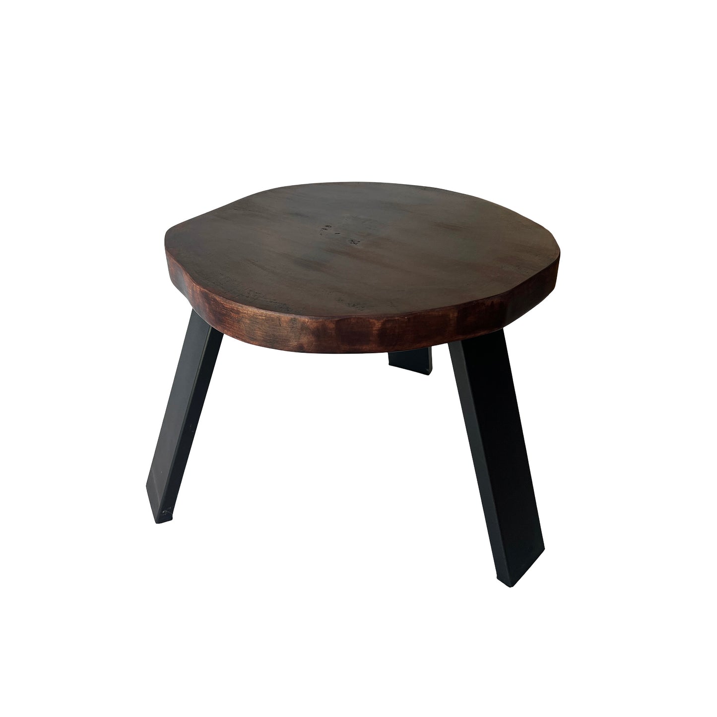 Apvalus medinis kavos staliukas, beržas