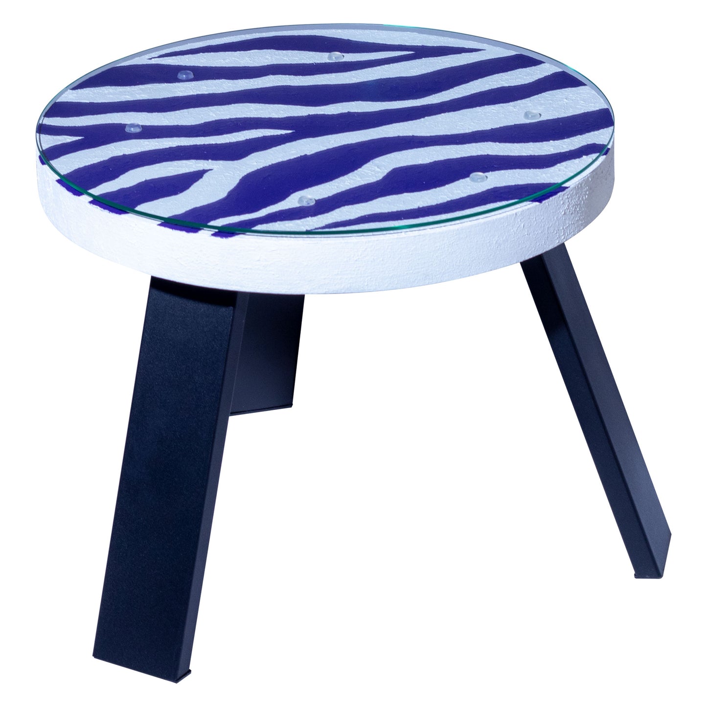 Kolekcinis ąžuolinis staliukas ,,Rhythm of the Zebra''