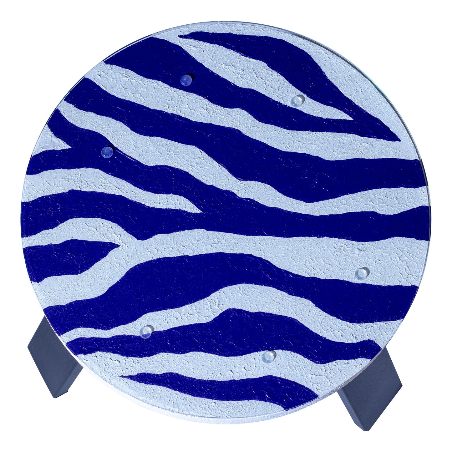 Kolekcinis ąžuolinis staliukas ,,Rhythm of the Zebra''