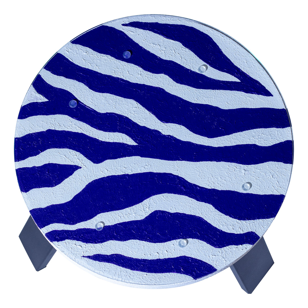 Kolekcinis ąžuolinis staliukas ,,Rhythm of the Zebra''