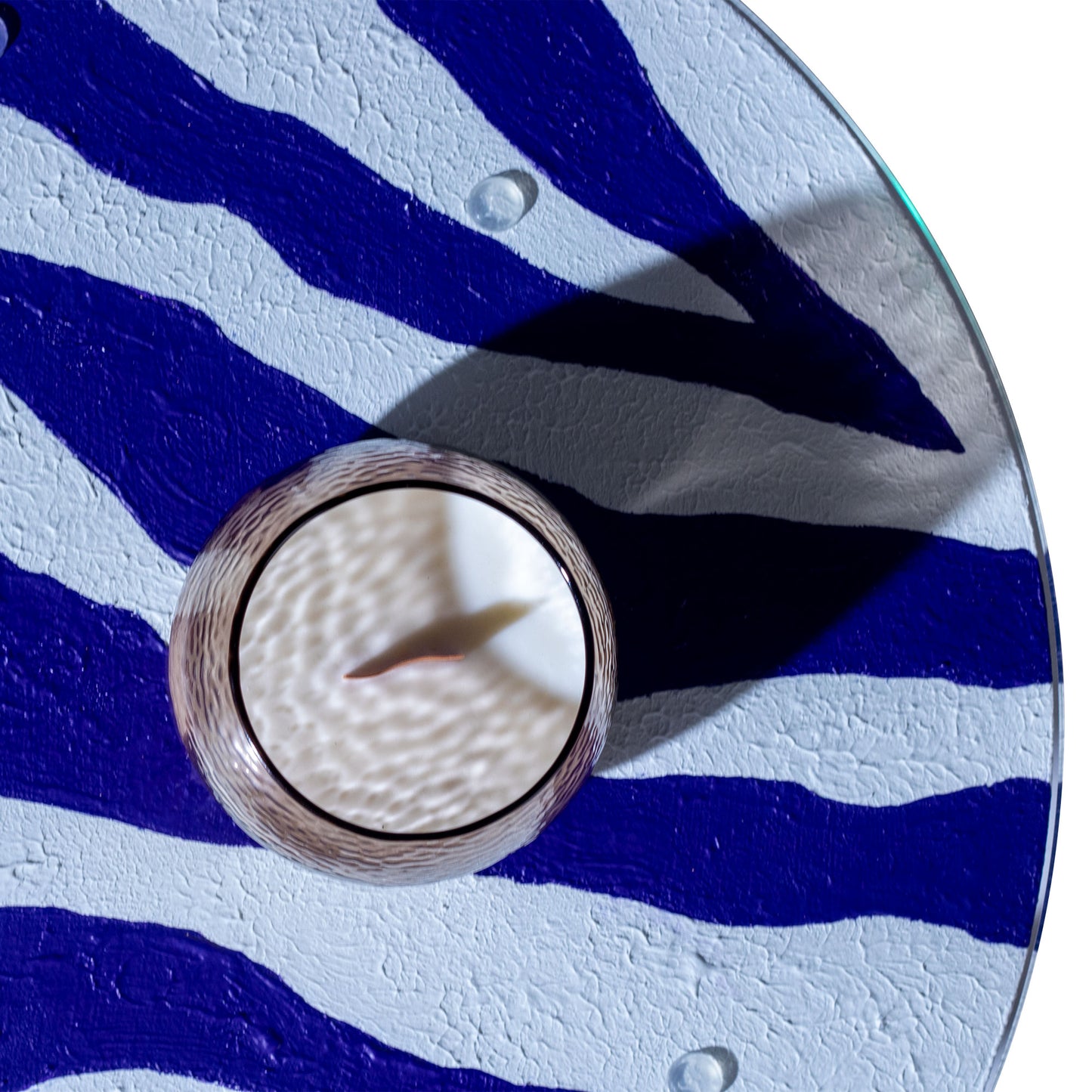 Kolekcinis ąžuolinis staliukas ,,Rhythm of the Zebra''