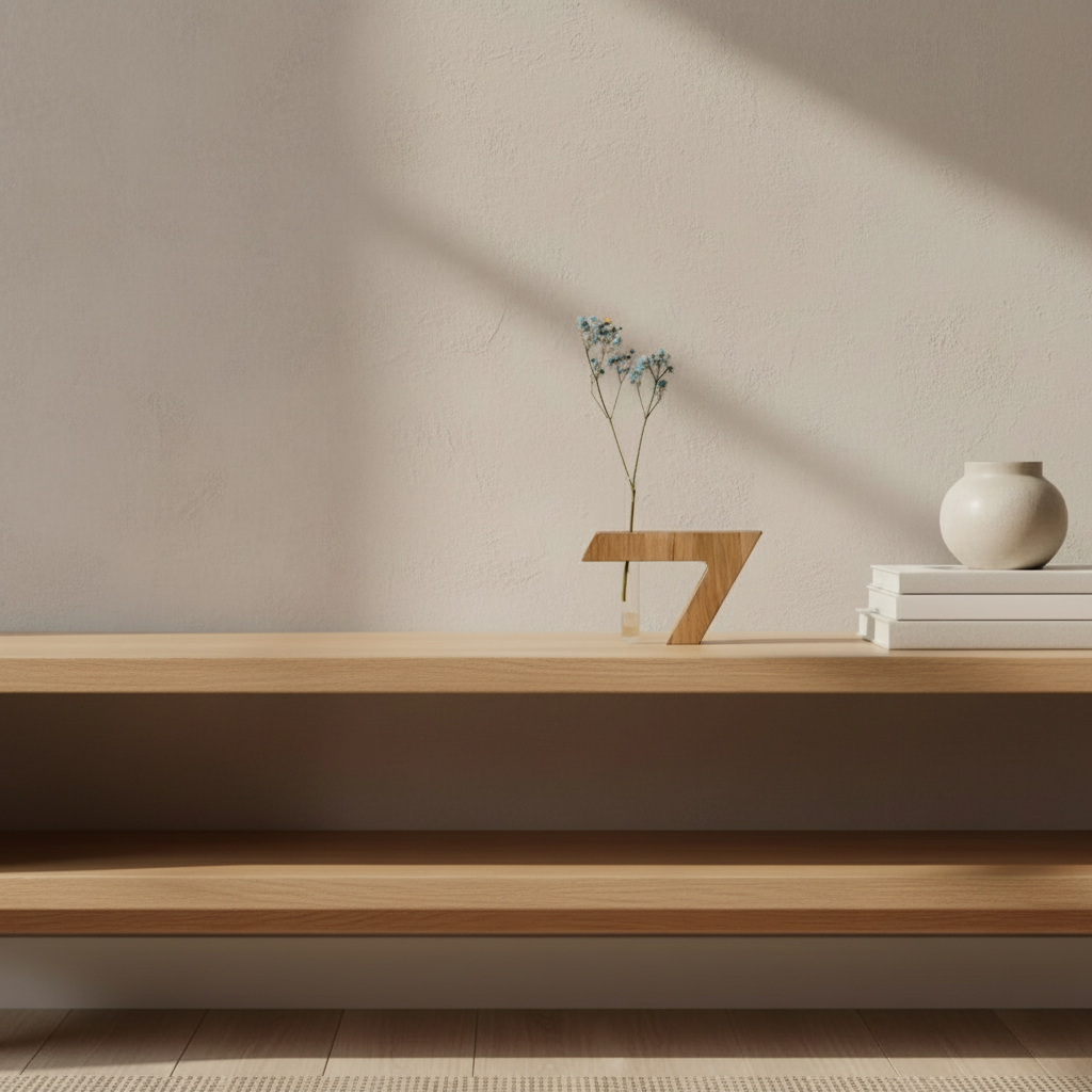 Skulptūrinė medinė vaza, ąžuolas