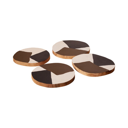 Rankų darbo tapytas padėkliukas, ąžuolas