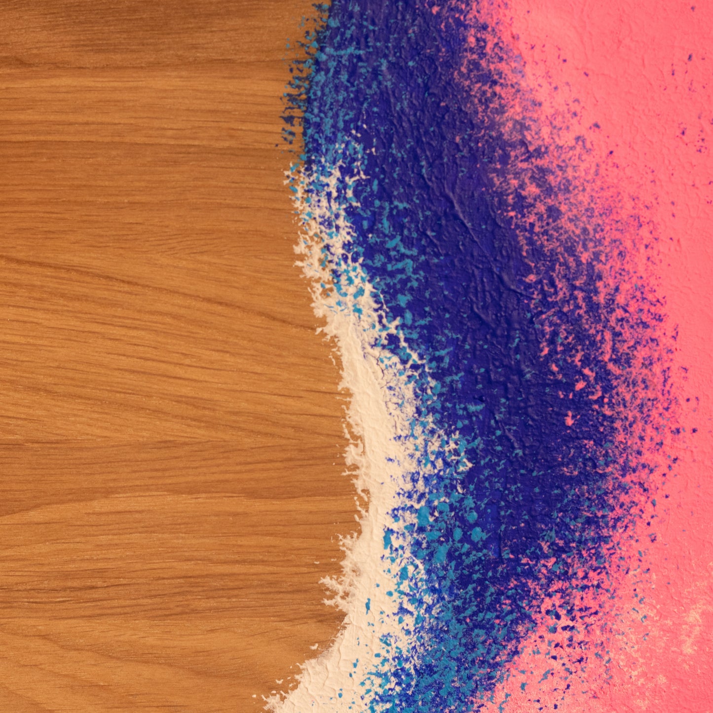 Tapytas medinis kavos staliukas, ažuolas