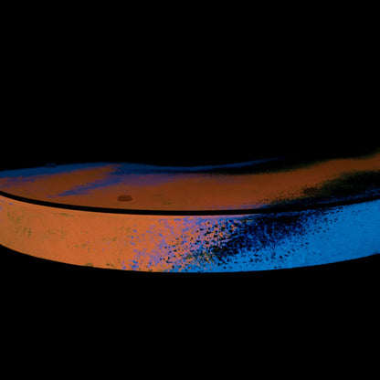 Tapytas medinis kavos staliukas, ažuolas