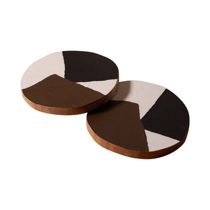 Rankų darbo tapytas padėkliukas, ąžuolas